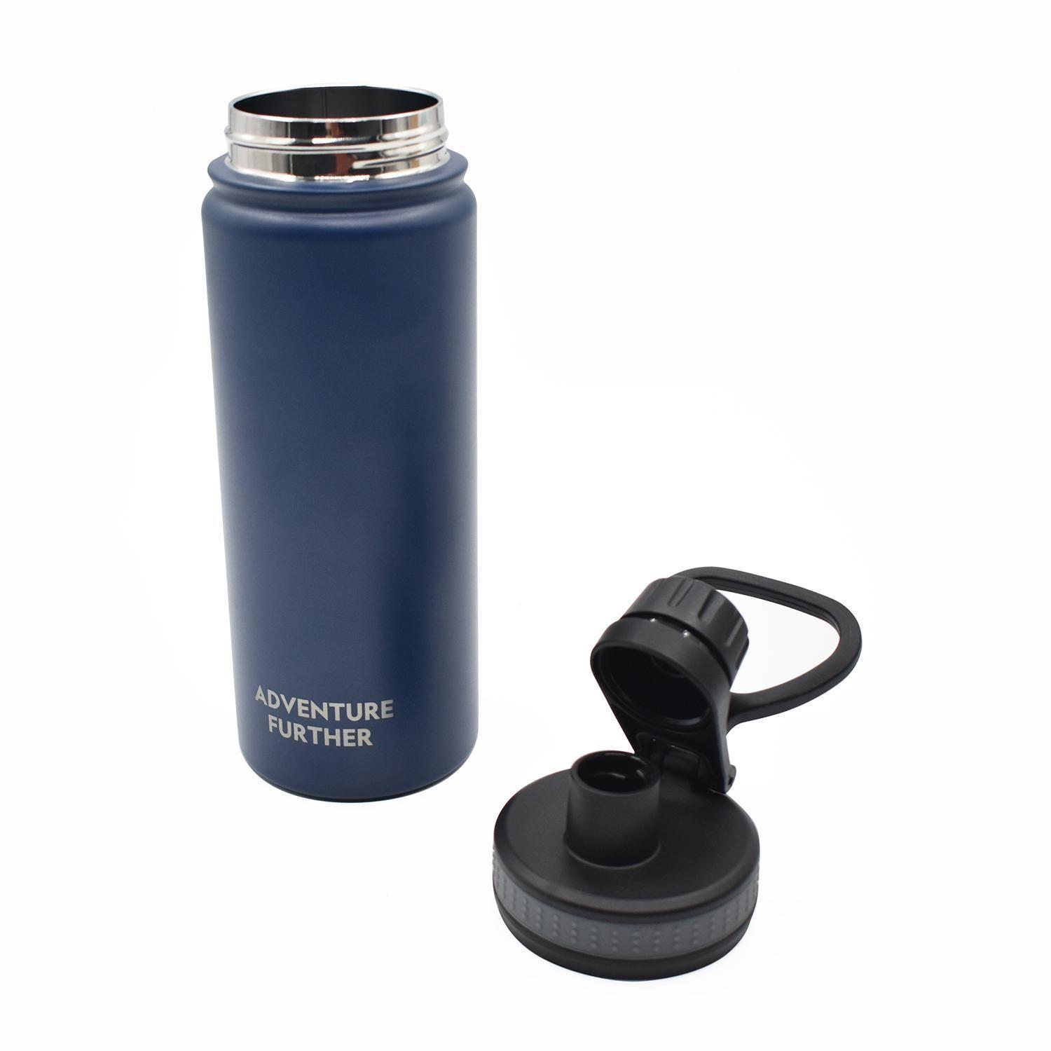 Botella Metálica Termica Insulada 600ML Azul Nat Geo-4