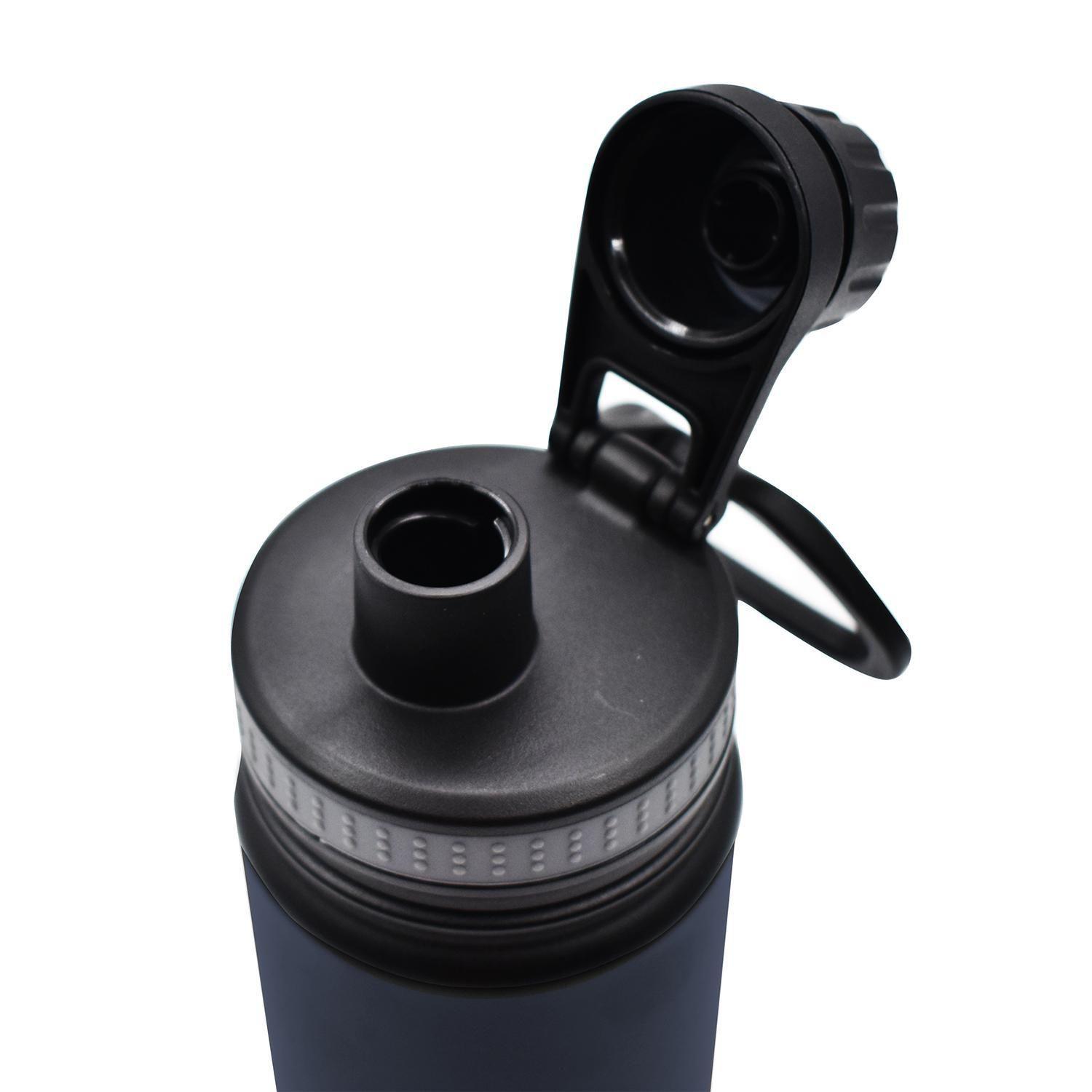 Botella Metálica Termica Insulada 600ML Azul Nat Geo-5