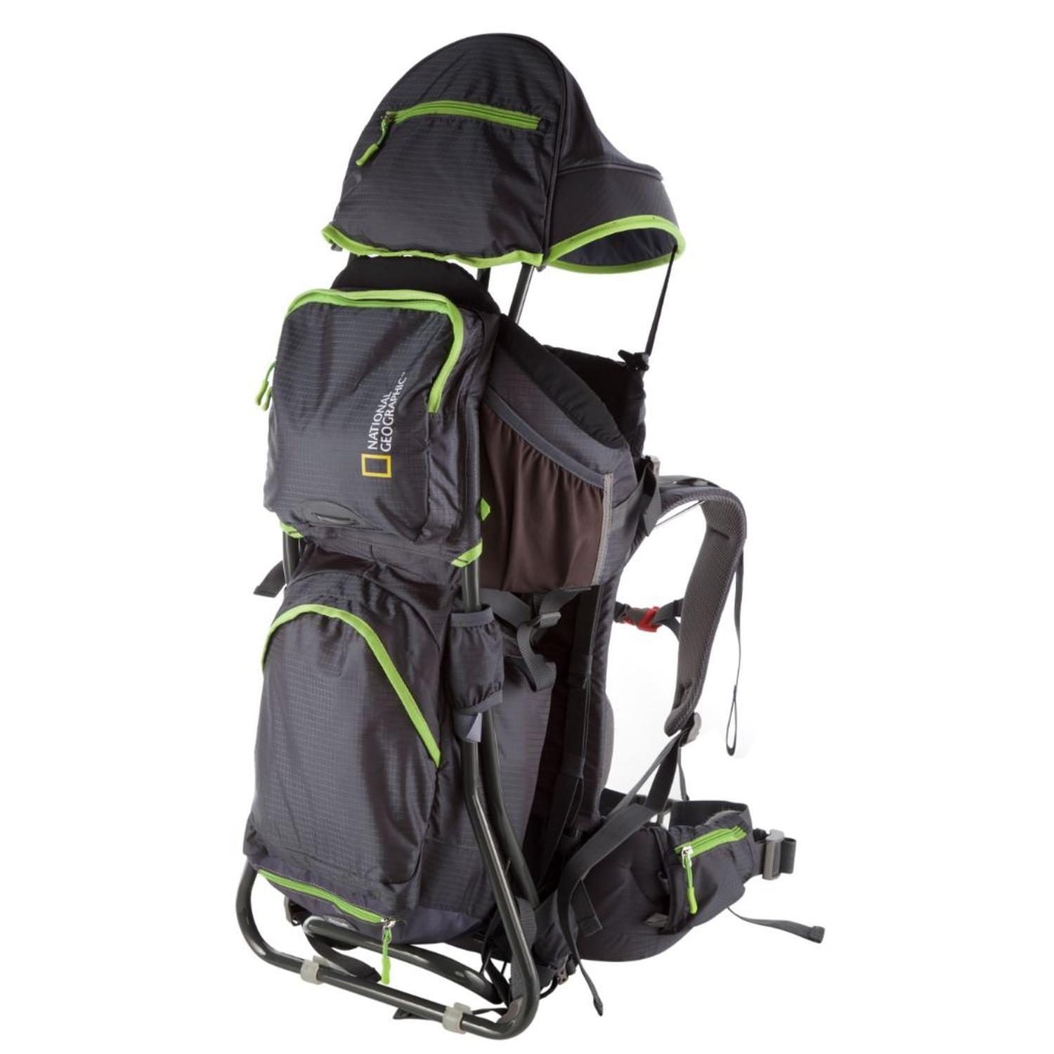 Mochila PortaBebe SunLake 15 Litros Gris National Geographic-1