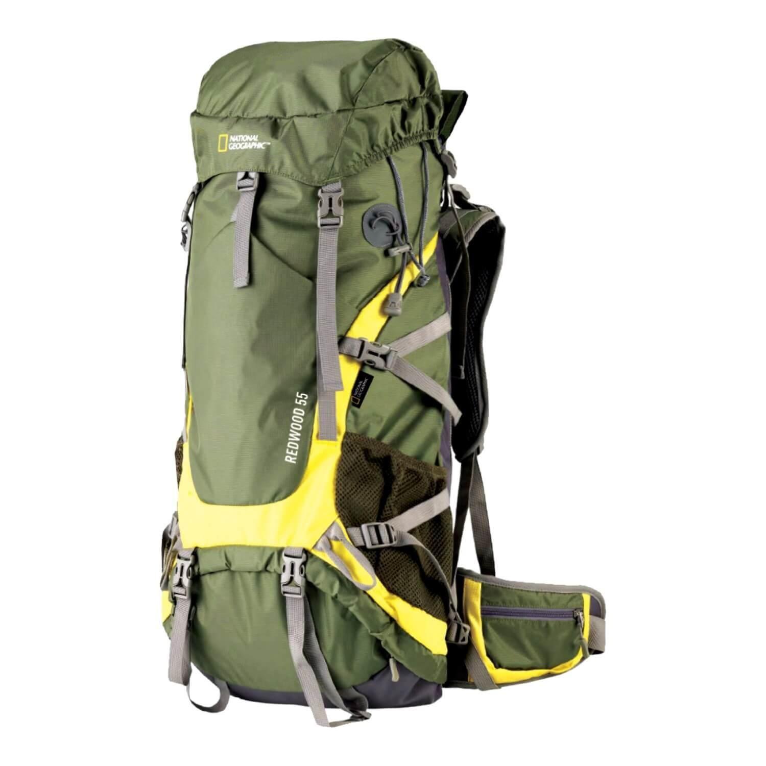 Mochila Camping Redwood 55 Litros Gris National Geographic-0