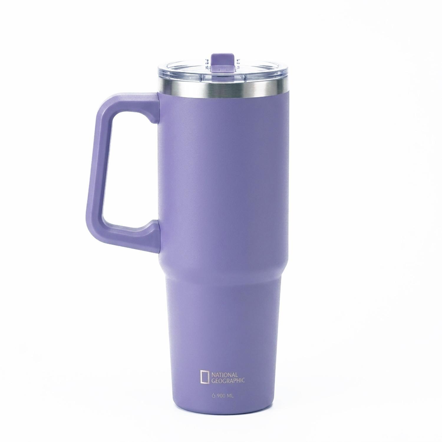 Botella Vaso Termico Mango 900ml Lila National Geographic-0