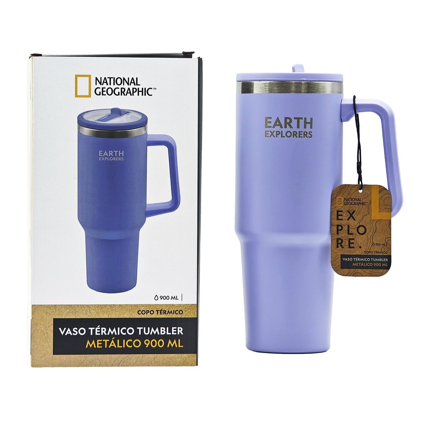 Botella Vaso Termico Mango 900ml Lila National Geographic-3