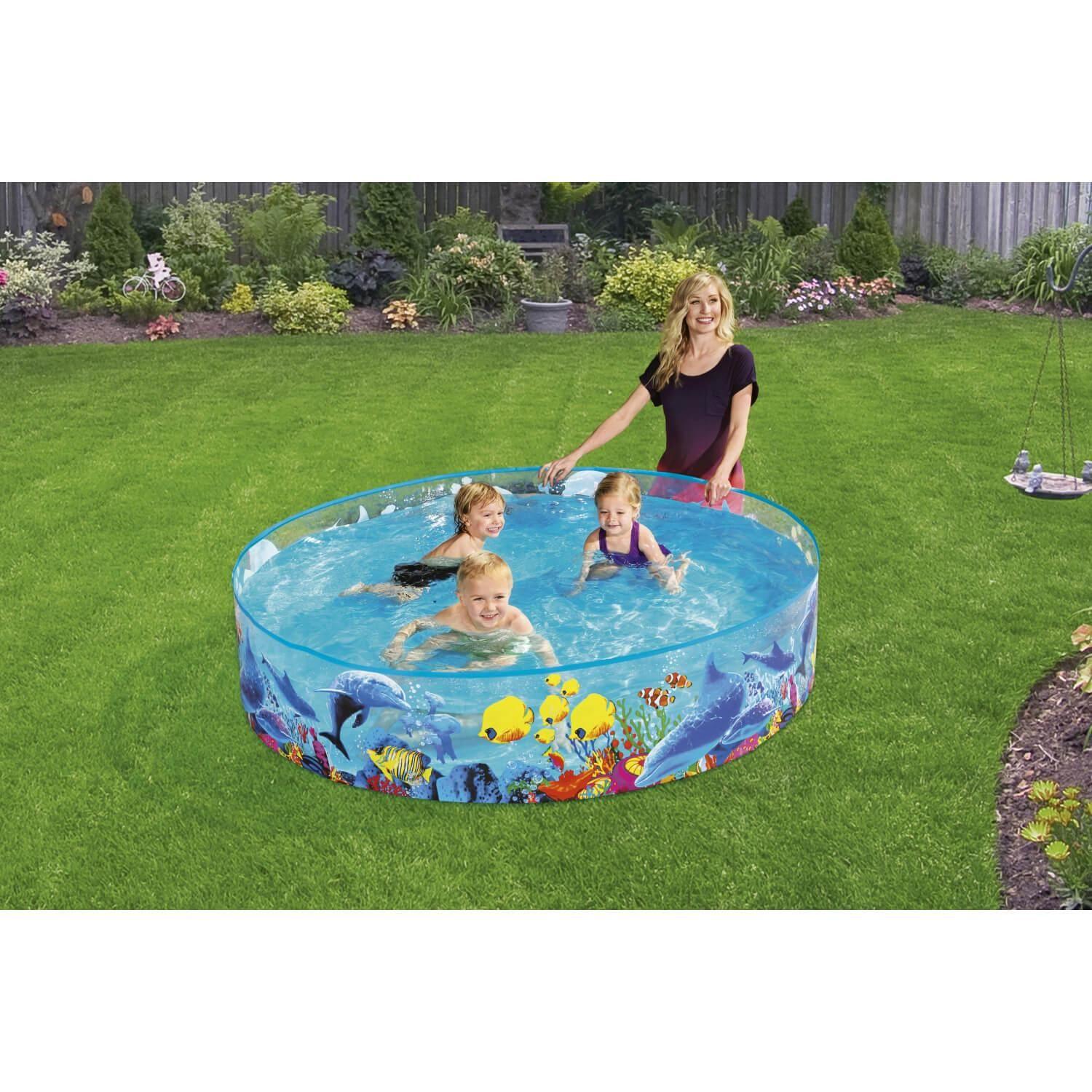 Piscina BEstway Semi Rigida para niños 1.83MX38Cm-5