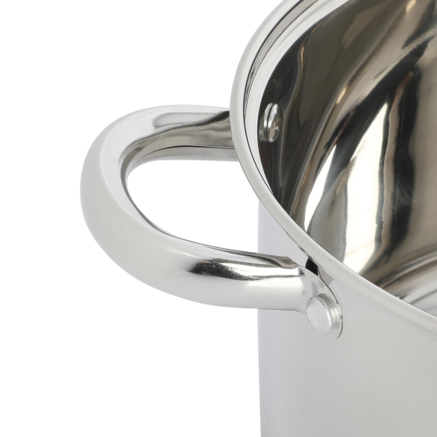 Batería de cocina acero inox Sangerfield 12 piezas Oster-6