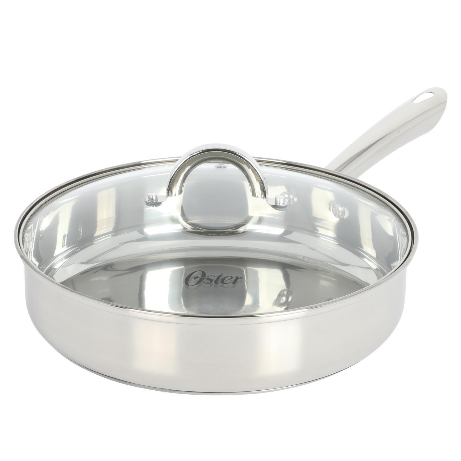 Batería de cocina acero inox Sangerfield 12 piezas Oster-7