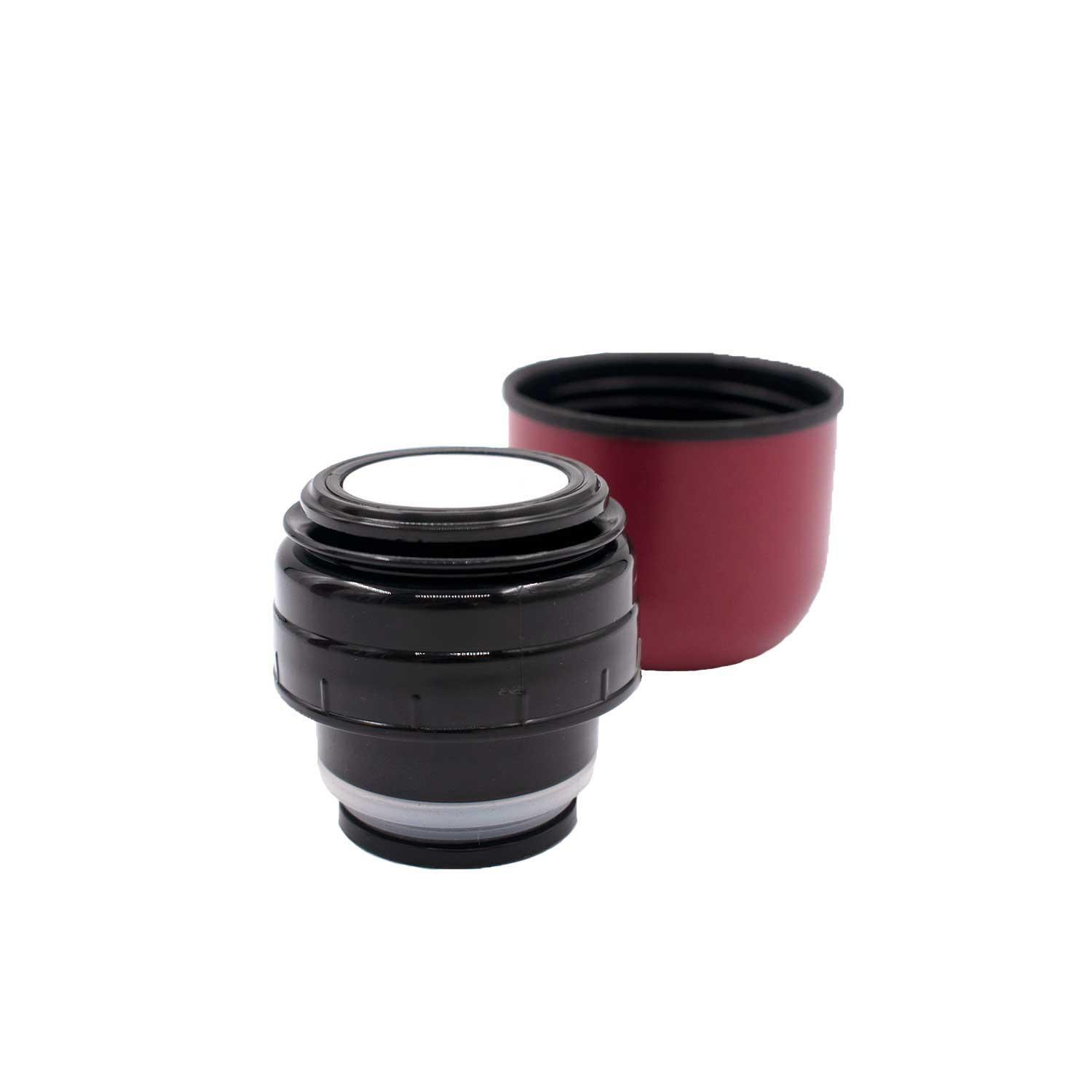 Termo Bala Metálico Rojo 500ml National Geographic-3