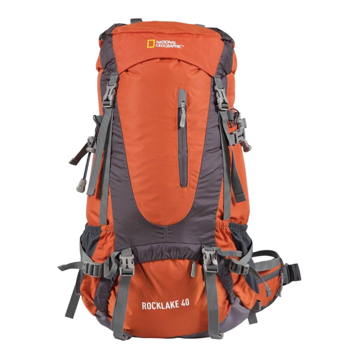 Mochila Camping Rocklake 40 L Naranja National Geographic-2