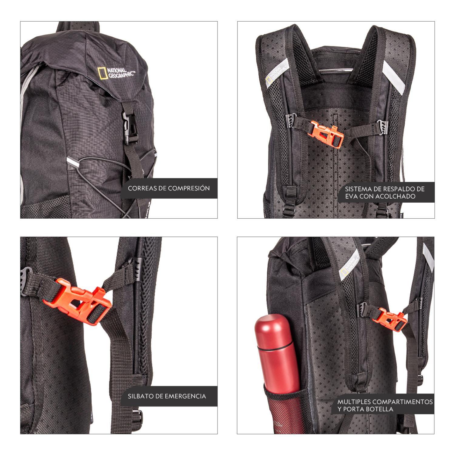 Mochila Logan Negro 18 Litros National Geographic-3