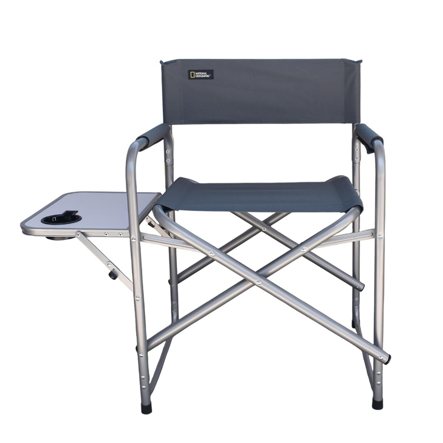 Silla Mesa Plegable Camping Director Adventure Gris Natgeo-4
