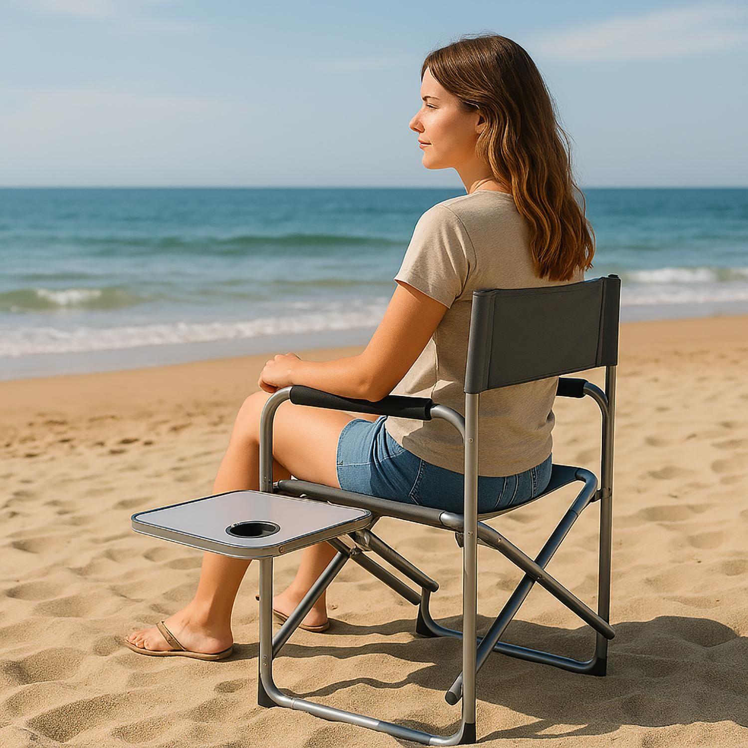 Silla Mesa Plegable Camping Director Adventure Gris Natgeo-7