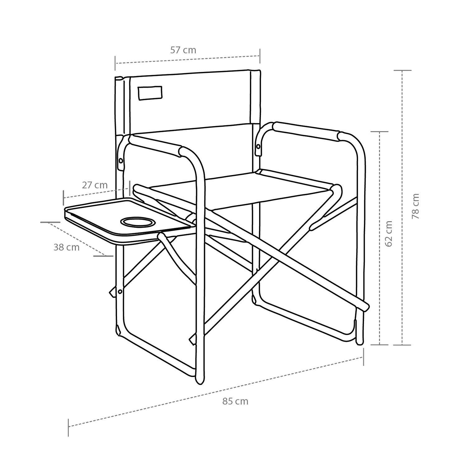 Silla Mesa Plegable Camping Director Adventure Gris Natgeo-4