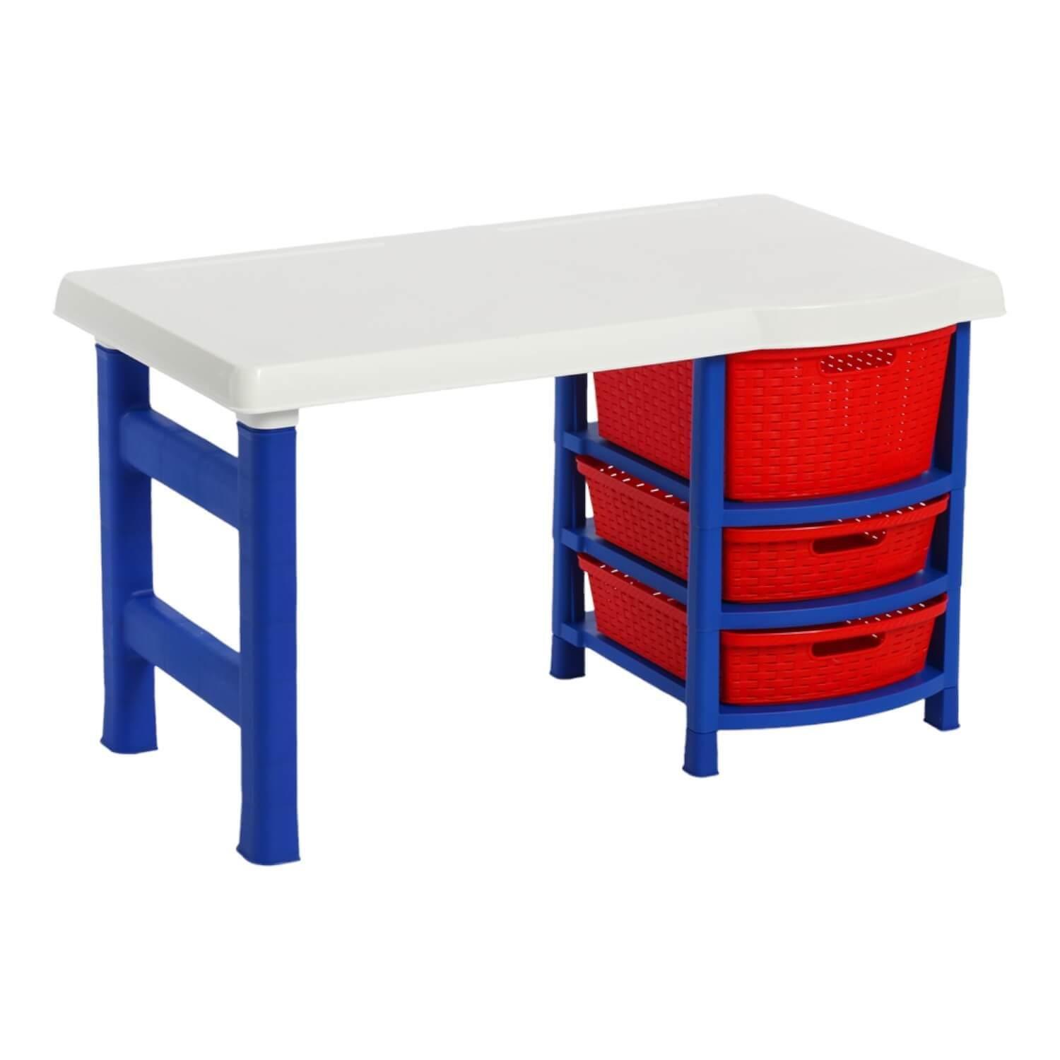 Escritorio Infantil Plastico Azul 50x88x50 cm Rimax-4