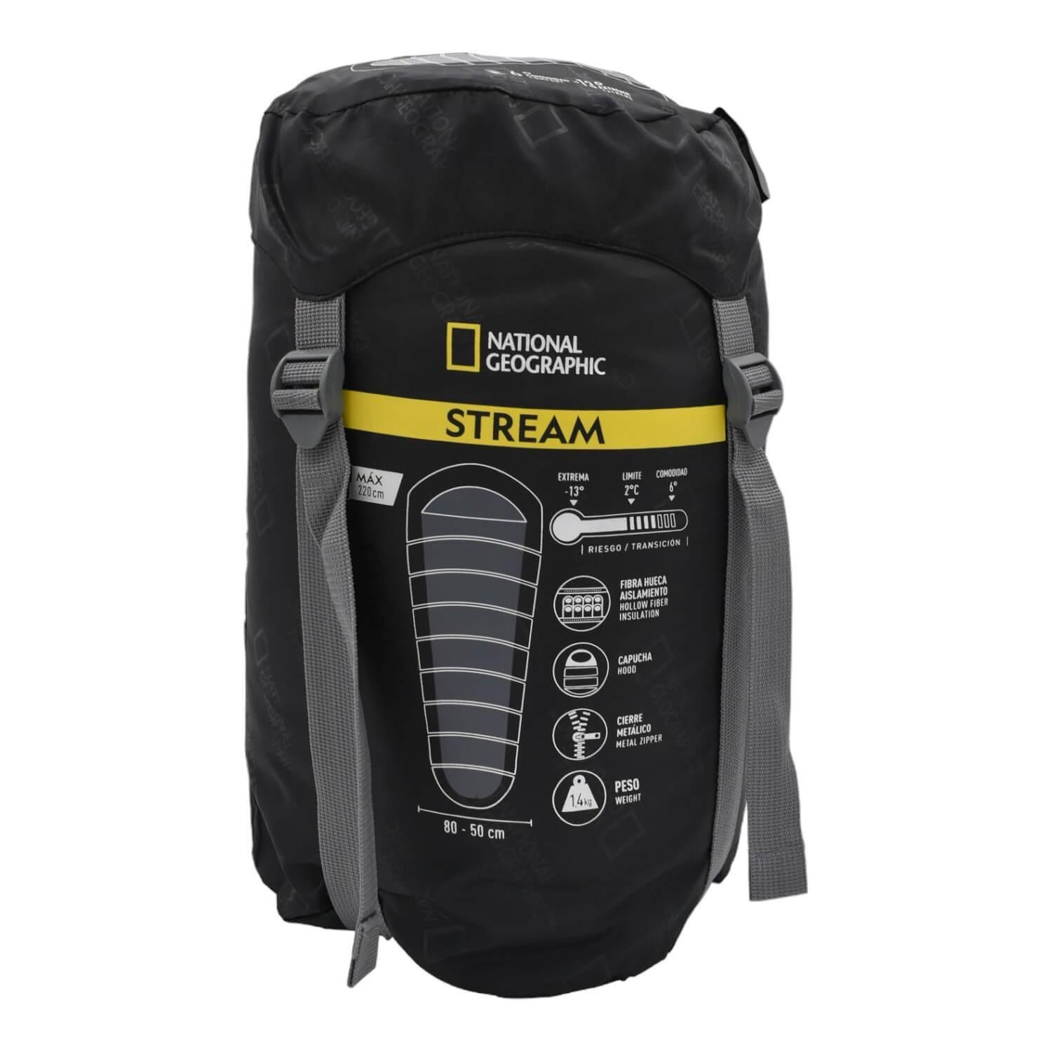 Saco De Dormir Stream 3°C Rojo National Geographic-2