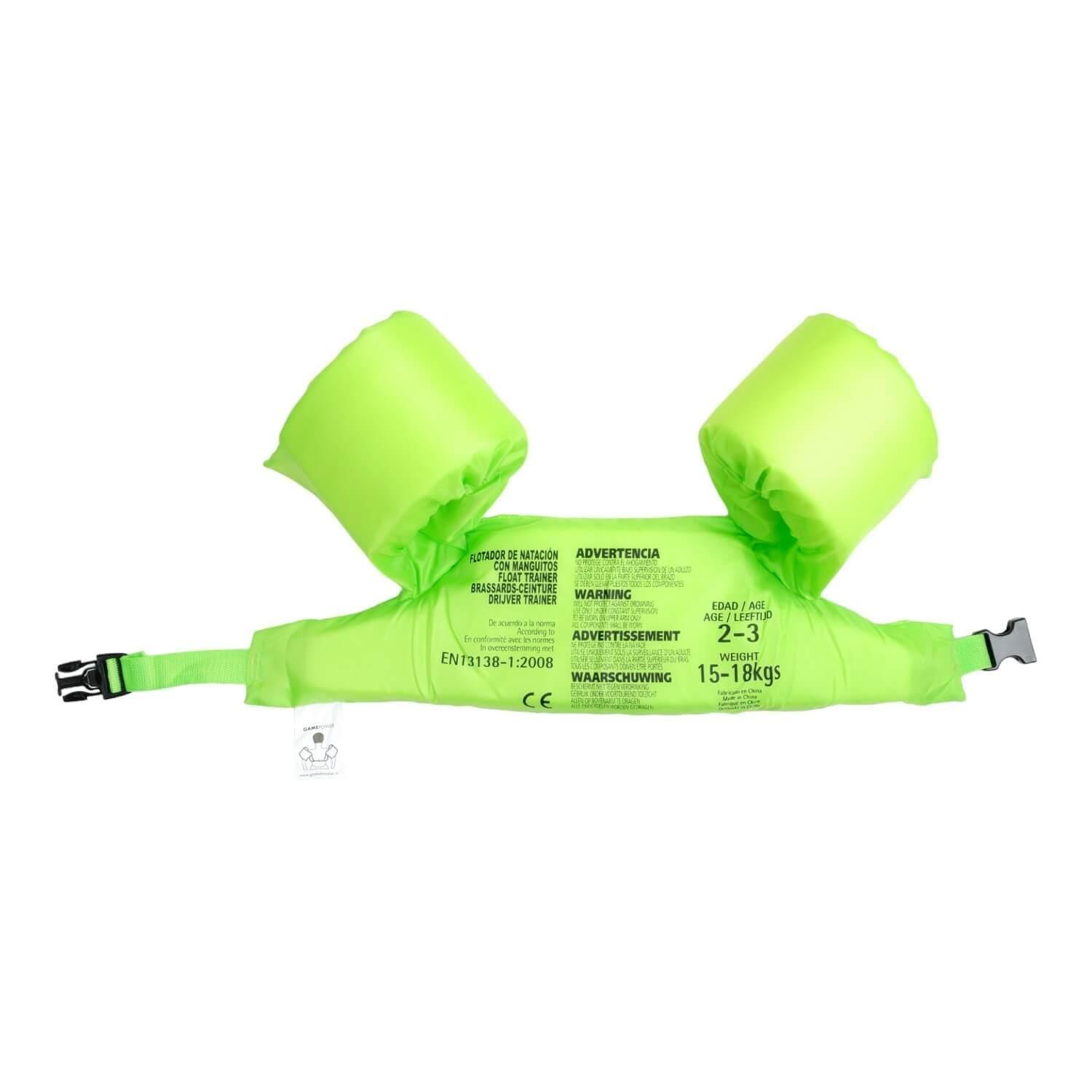 Flotador con Alitas Verde Para Niños 2-3 años Gamepower-1