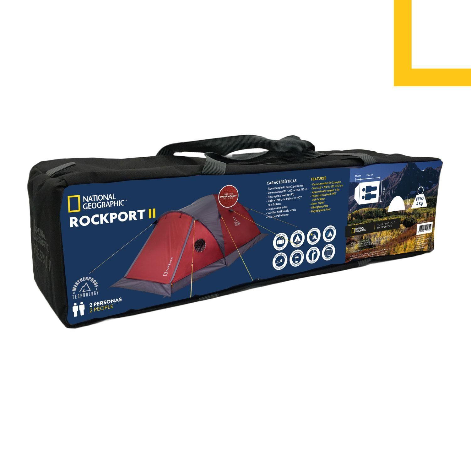 Carpa Camping 3 Personas Rockport National Geographic-6