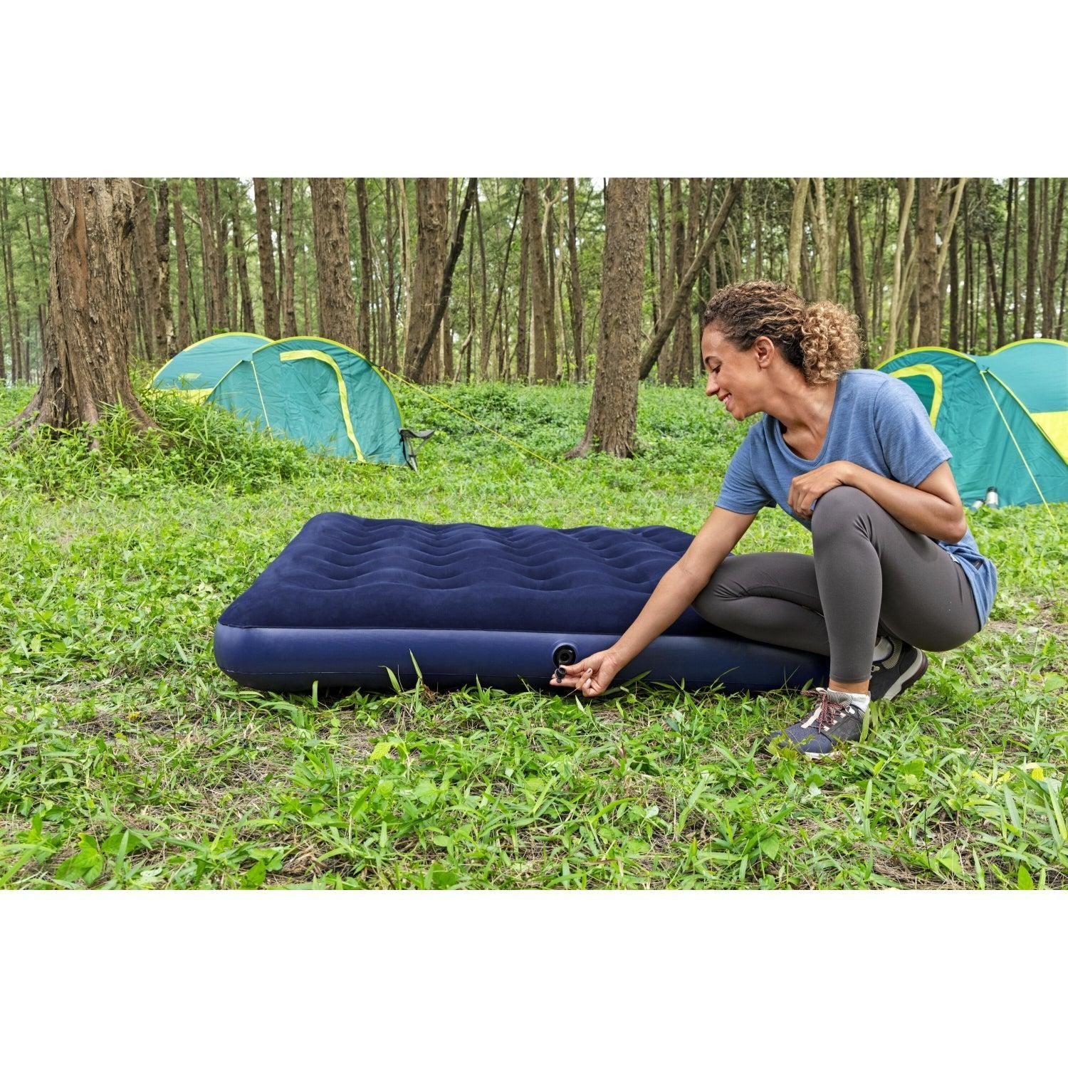Colchón Inflable Doble 2 Plazas 1.91MX1.37CMX22CM Bestway-8
