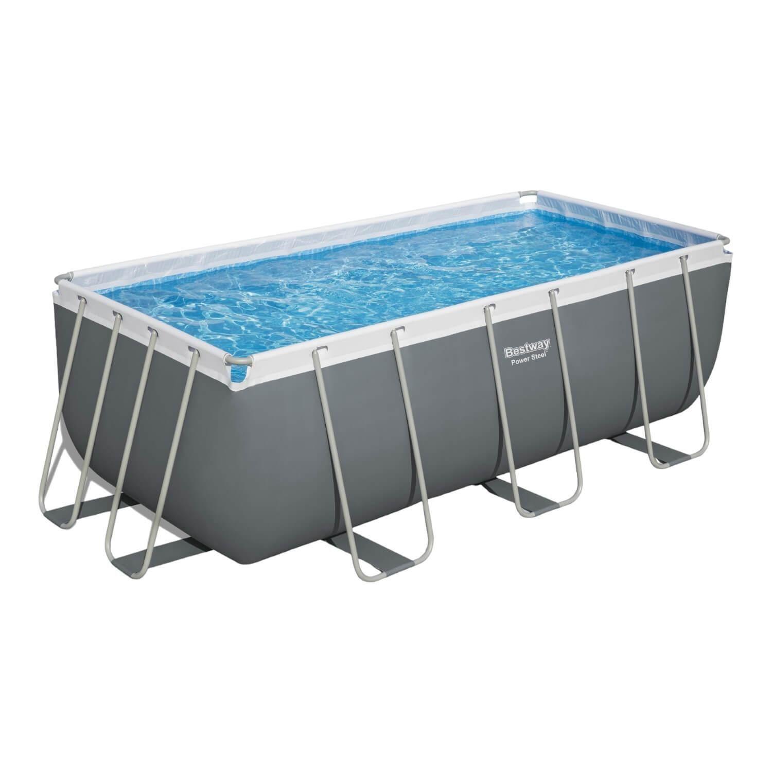 Piscina Bestway Rectangular Filtro+Accesorio 4.12X2.01X1.22M-0