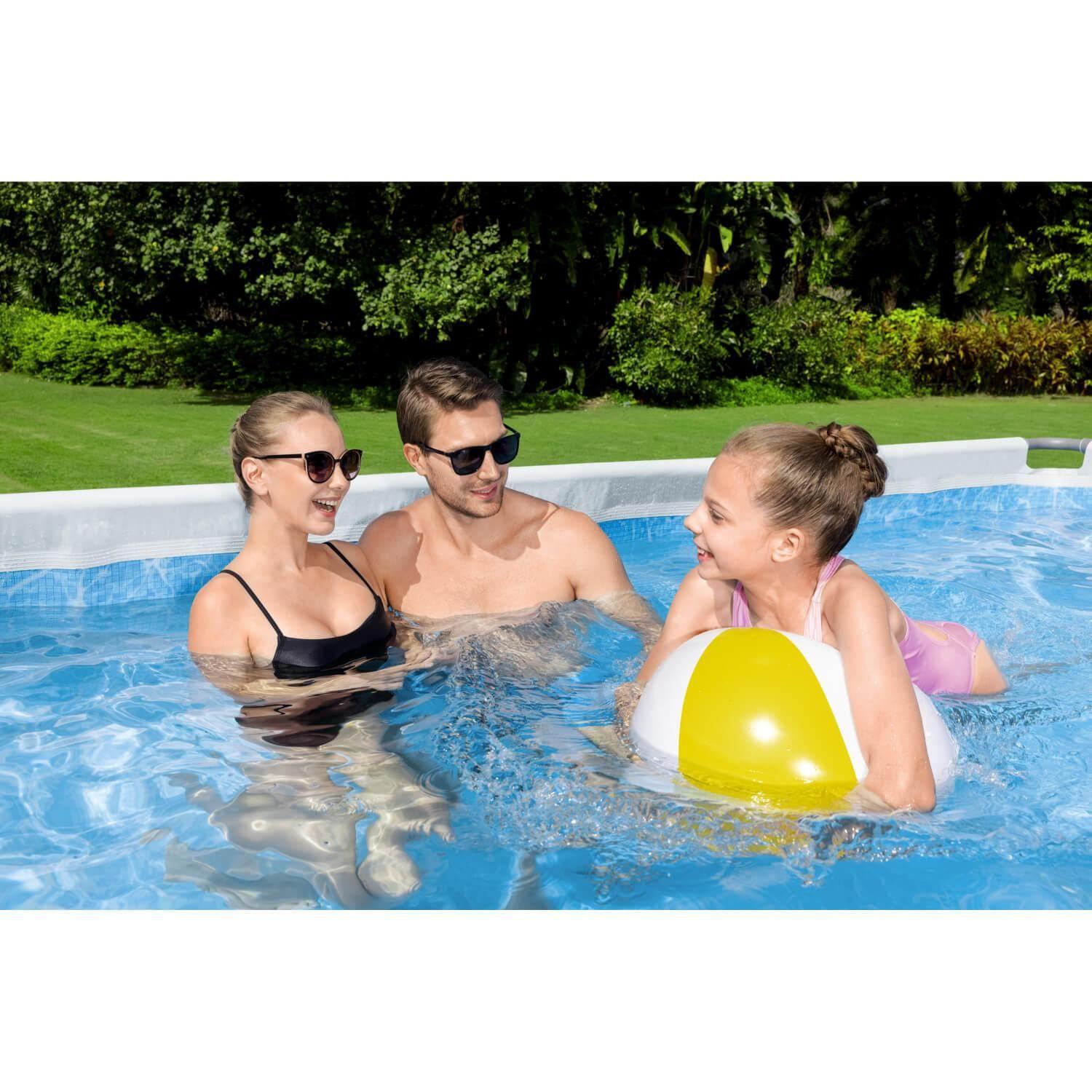 Piscina Bestway Rectangular Filtro+Accesorio 4.12X2.01X1.22M-5
