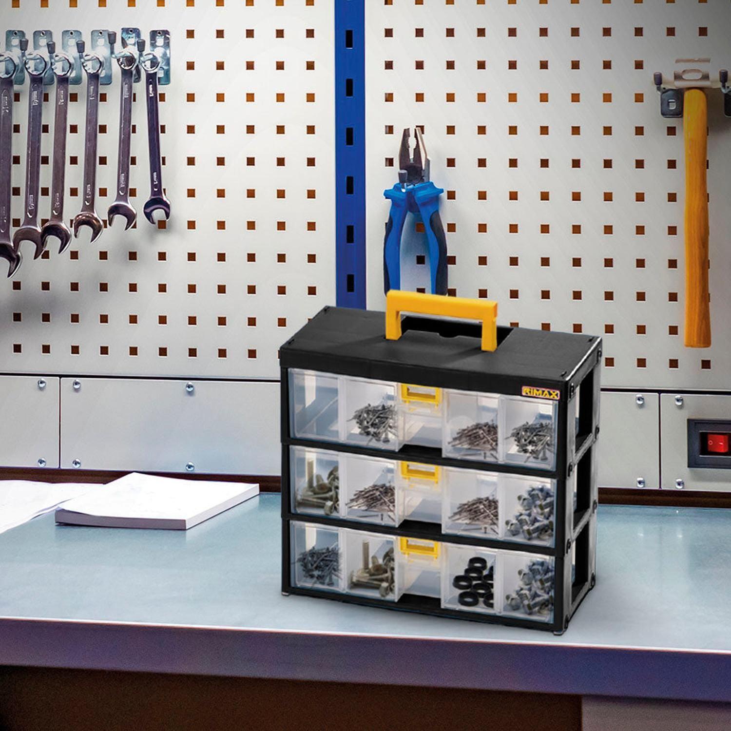 Organizador Herramientas Modular Negro 31x14x28 cm Rimax-2