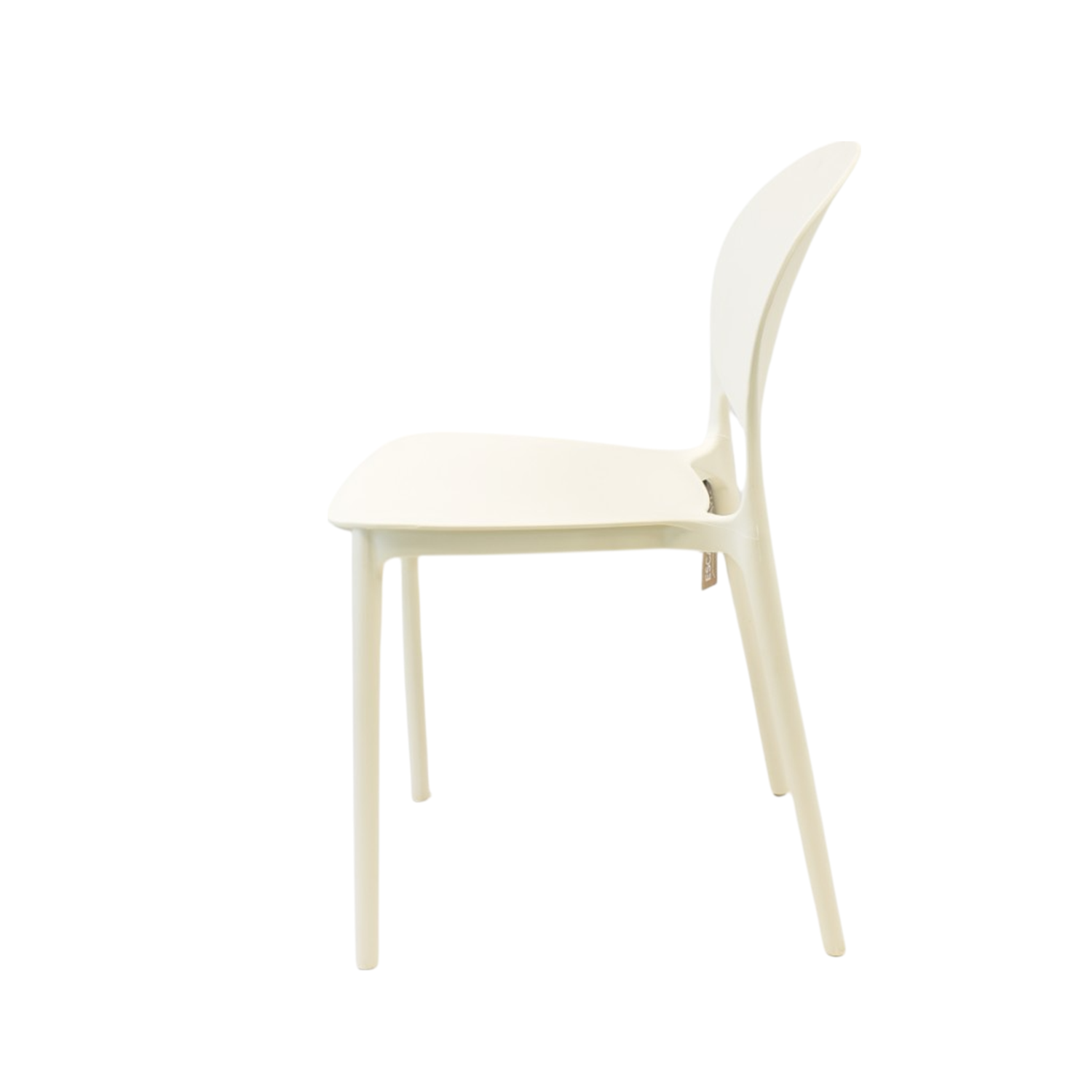 Silla Plástico Apilable Deco Berlín Blanca Escandinavia-4