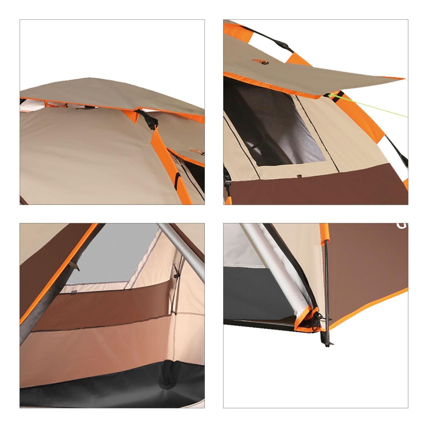 Carpa Camping Automatica 4 Pers. Fiordland Café Nat Geo-4