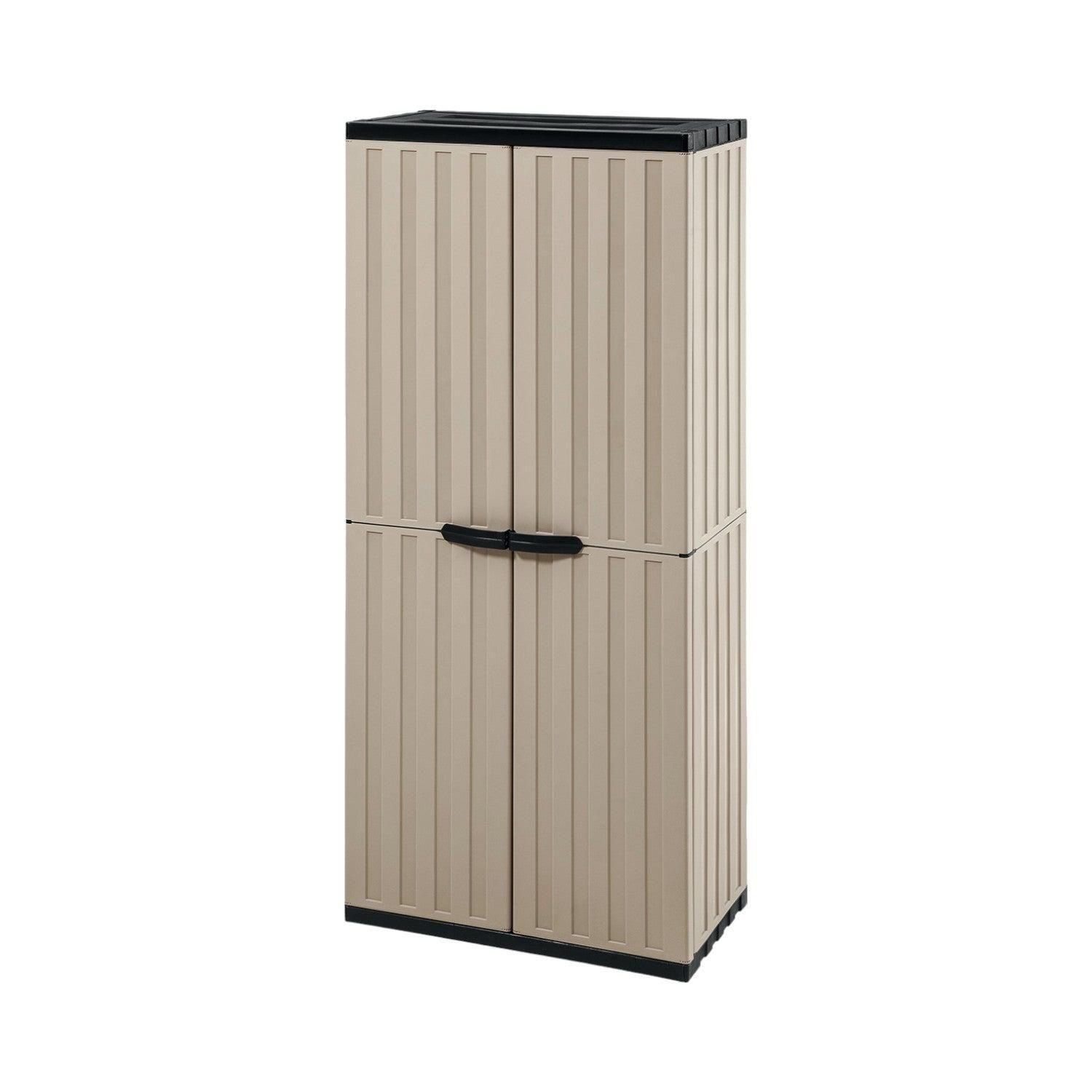 Armario Multiuso Plastico Beige 67.6x39x163.3 Starplas Rimax-0
