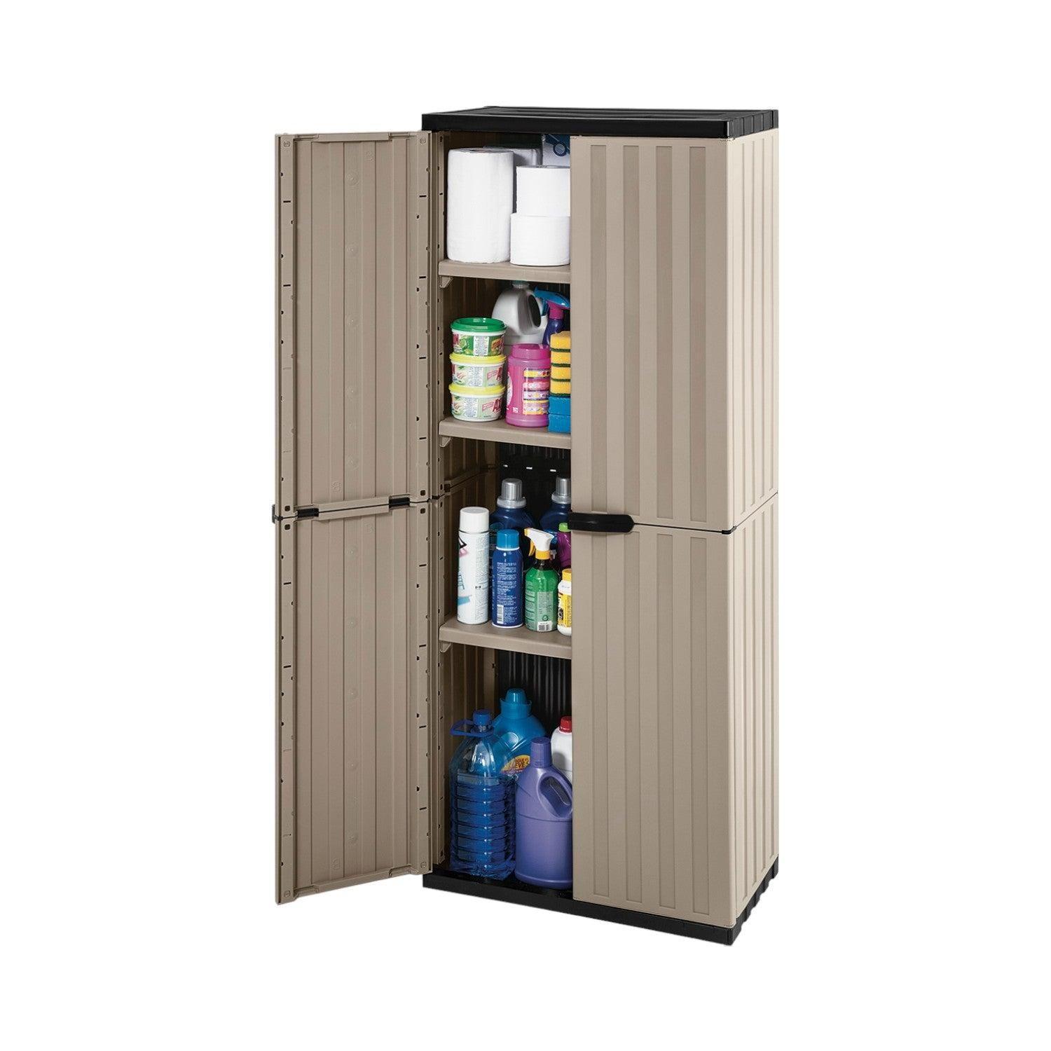 Armario Multiuso Plastico Beige 67.6x39x163.3 Starplas Rimax-1