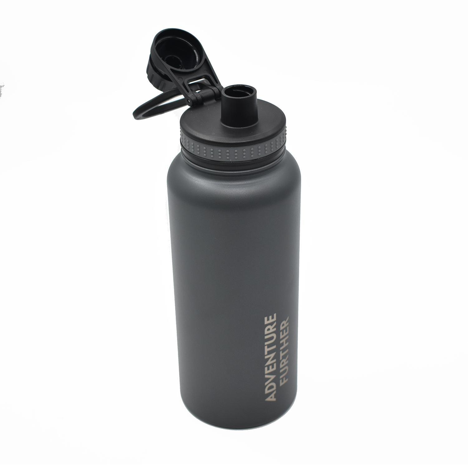 Botella Metálica Térmica Insulada 900ml Gris NatGeo-2