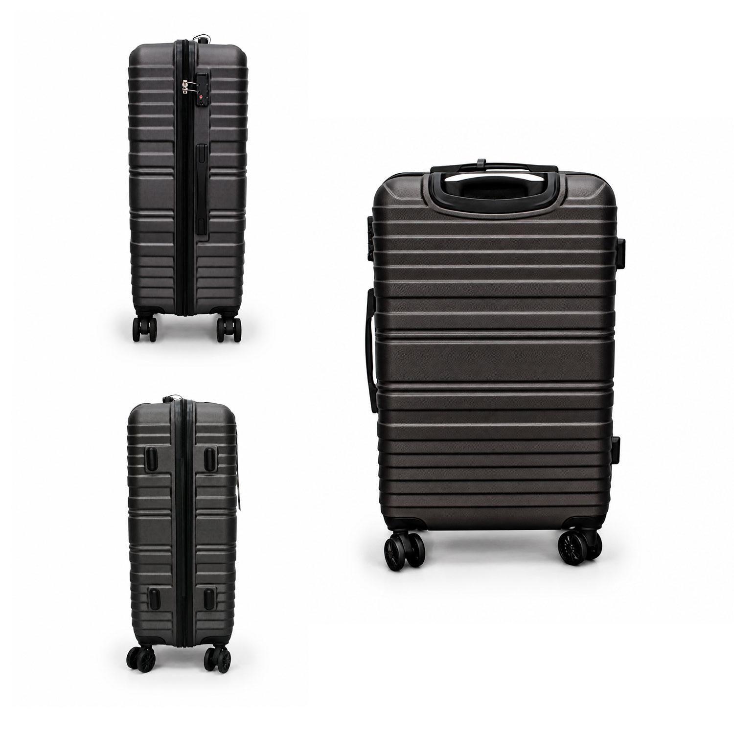 Maleta North Pak Rigida Resistente Ultraliviana 28" 89L Gris-6