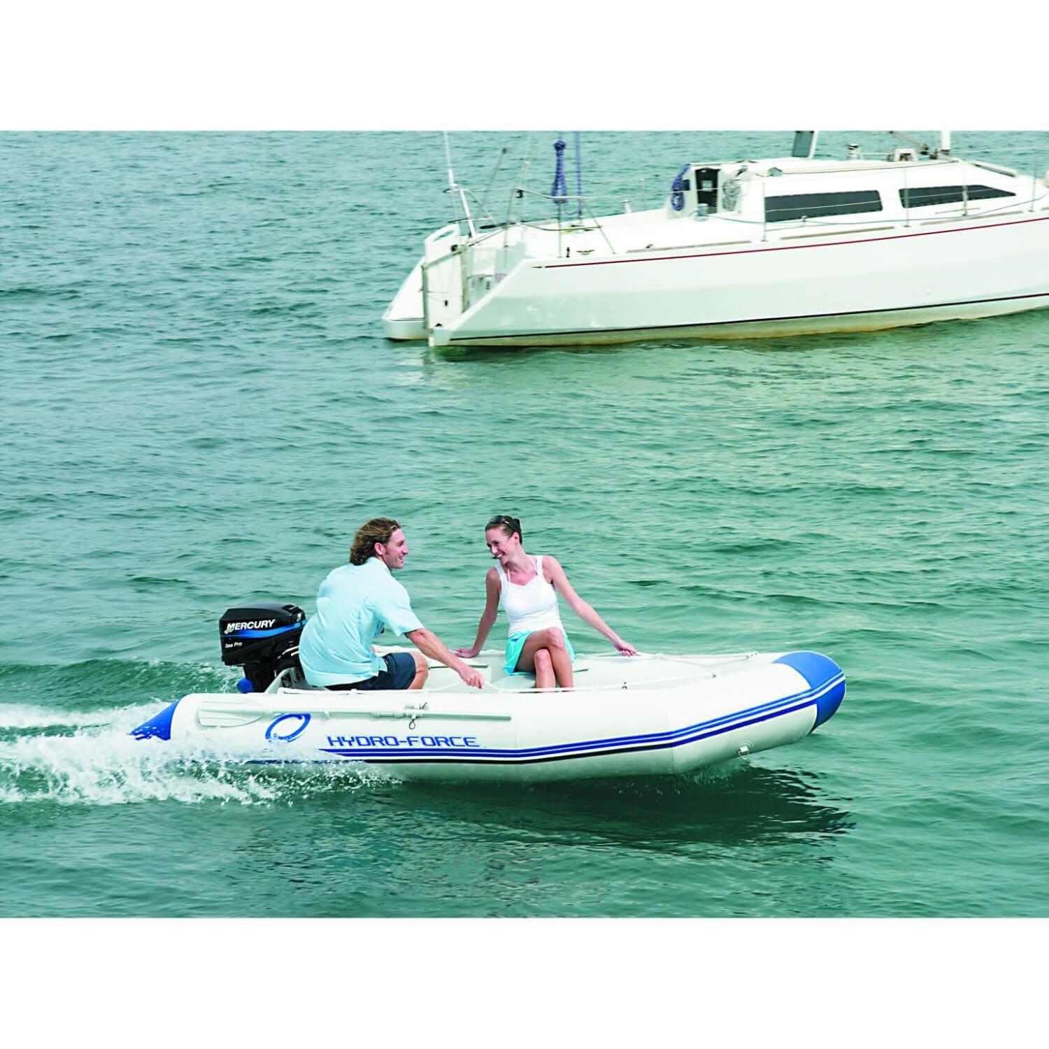 Bote Inflable Zodiac con Remos e Inflador 3.48X1.70M Bestway-4