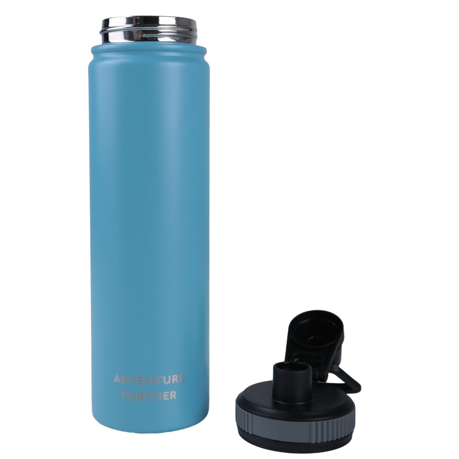 Botella Metálica Térmica Boca Angosta 750ml Celeste-2