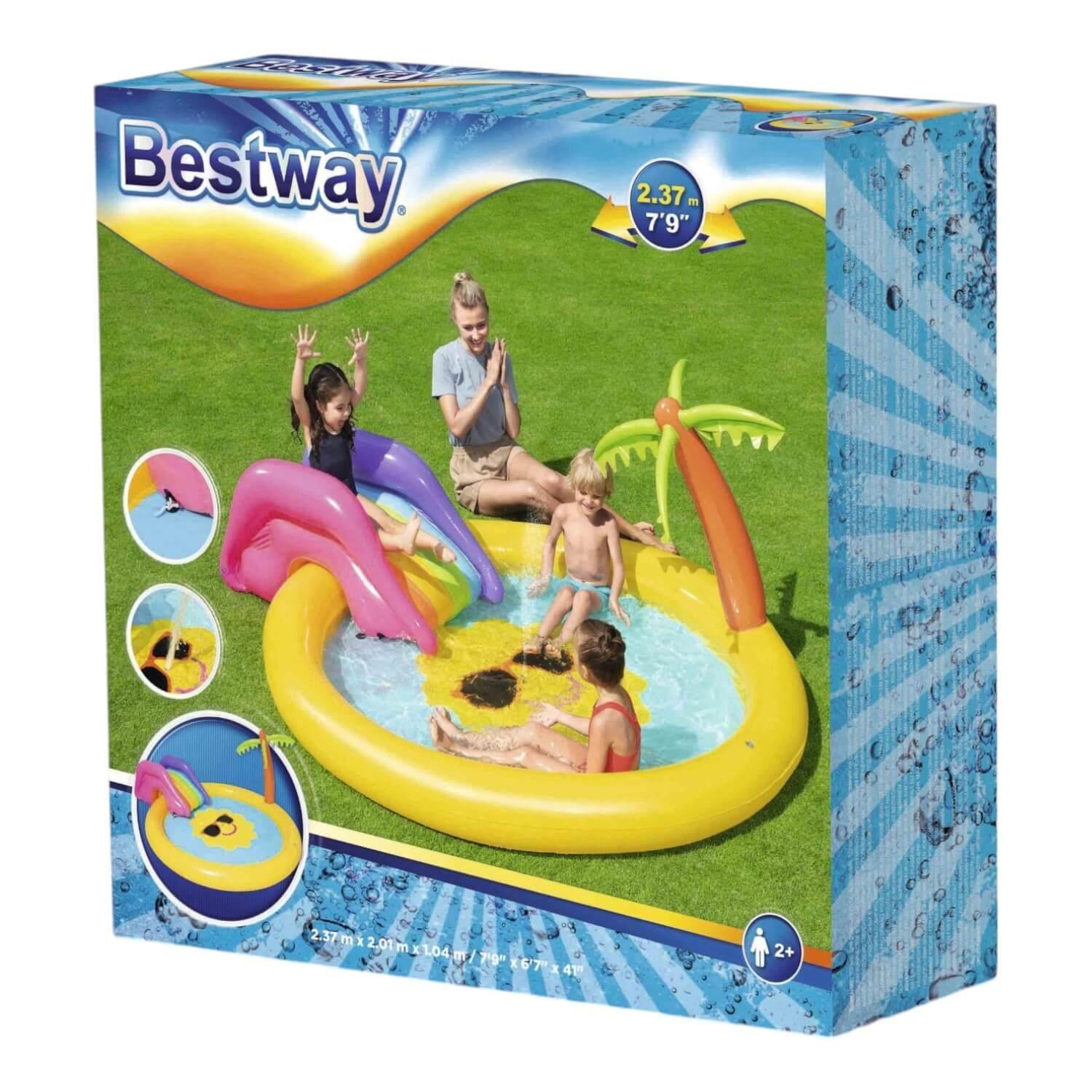 Piscina y juegos inflable Sunnyland Bestway 2.37X2.01X1.04M-2