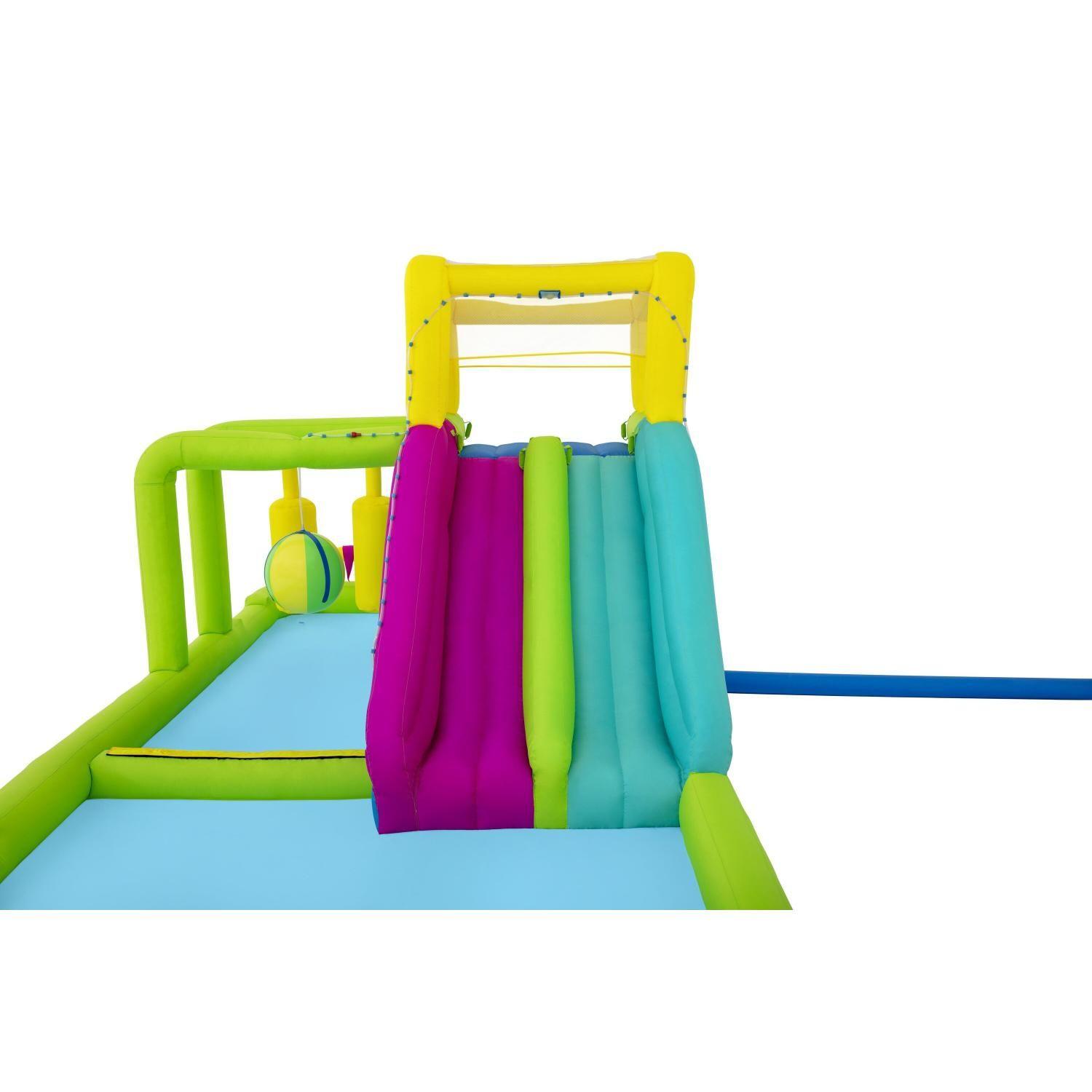 Parque Castillo Tobogan Acuático Inflable Splash Course 7.1mx3.1mx2.65m-5