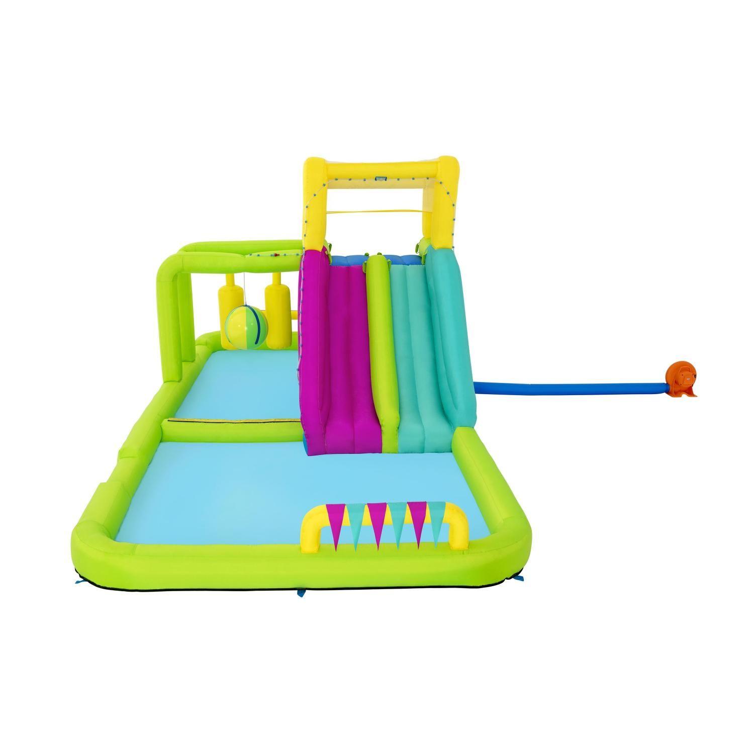 Parque Castillo Tobogan Acuático Inflable Splash Course 7.1mx3.1mx2.65m-7