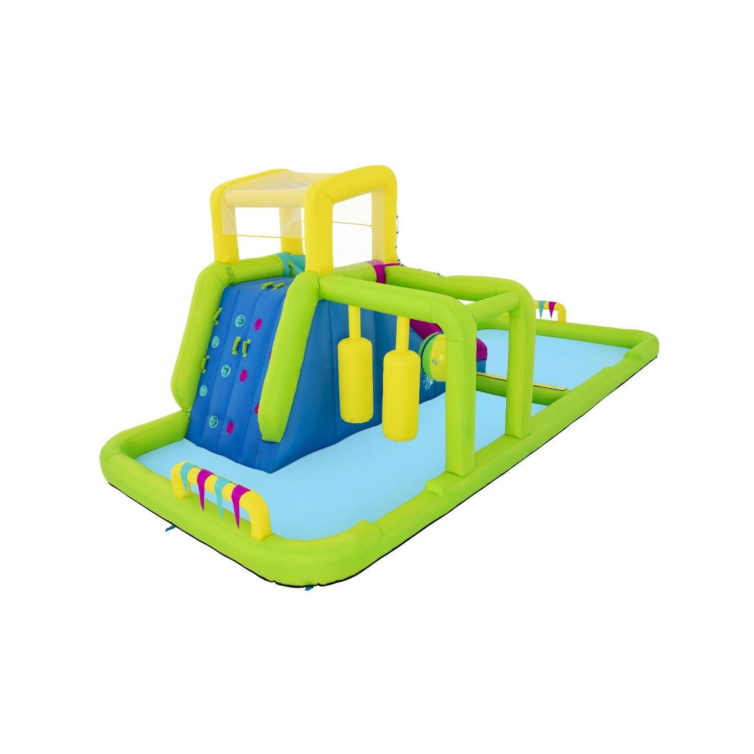 Parque Castillo Tobogan Acuático Inflable Splash Course 7.1mx3.1mx2.65m-9