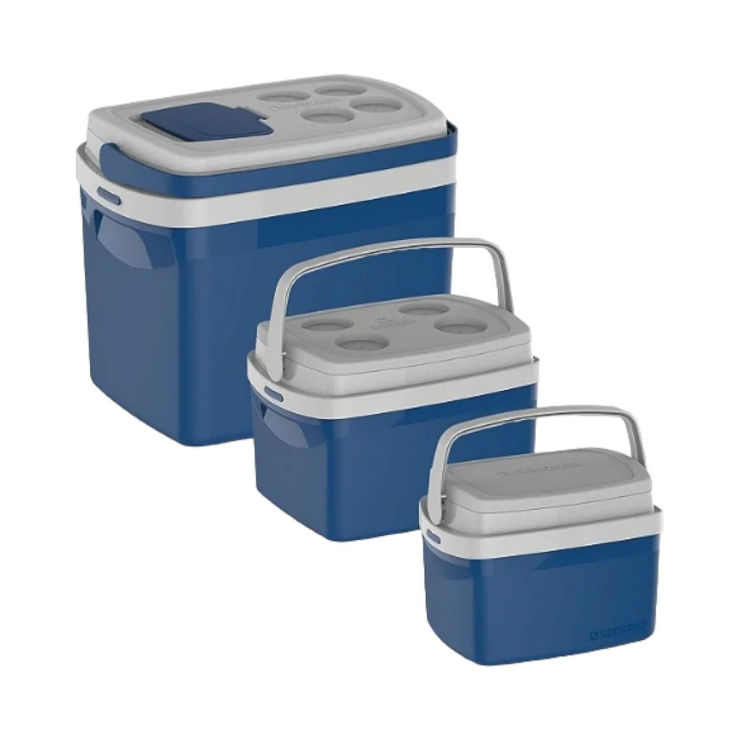 Combo Set Cooler Tropical 32L/12L/5L Con Portavasos Soprano-0