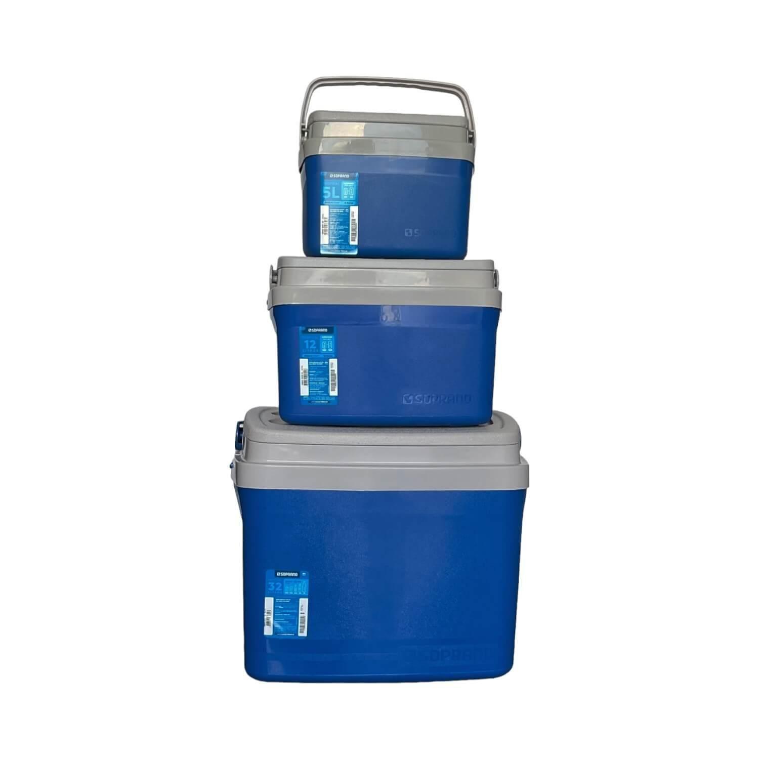 Combo Set Cooler Tropical 32L/12L/5L Con Portavasos Soprano-3