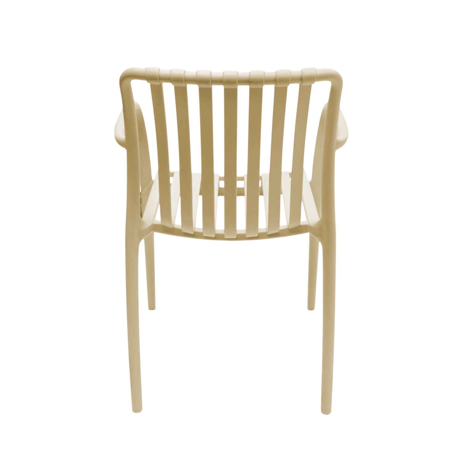 Silla Plástico Apilable Deco Bonn Beige Escandinavia-3