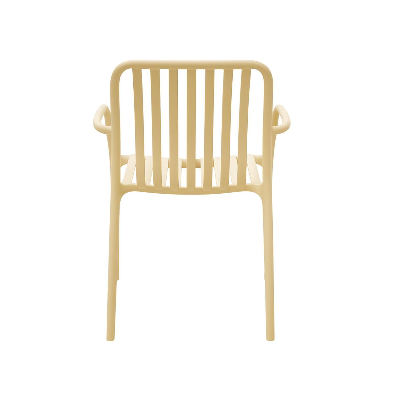 Silla Plástico Apilable Deco Bonn Beige Escandinavia-5