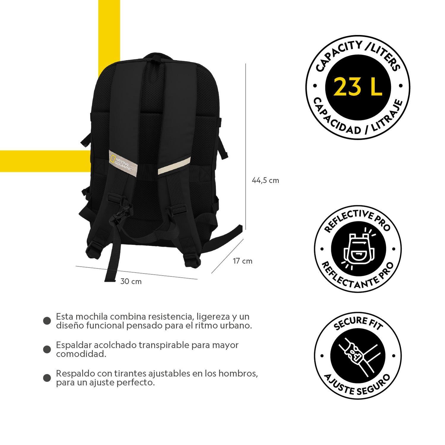 Mochila Andes Negra 23 Litros National Geographic-2