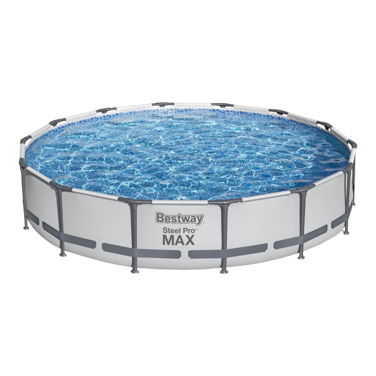 Piscina Bestway Redonda Steel Pro Max con filtro 4.27MX84Cm-4