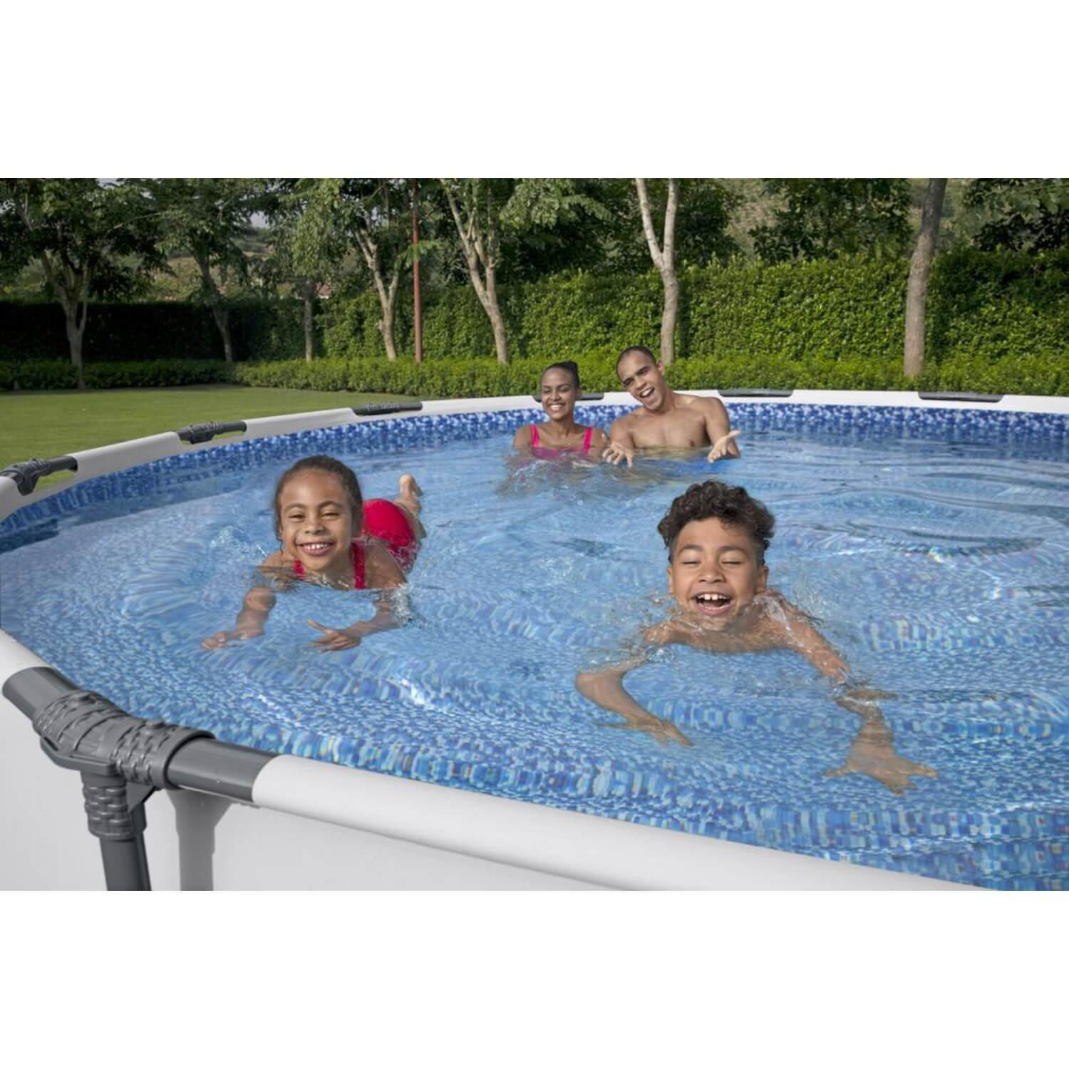 Piscina Bestway Redonda Steel Pro Max con filtro 4.27MX84Cm-9
