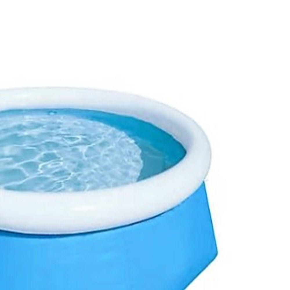 Piscina Bestway Redonda FastSet Fácil Armado 2.44MX66Cm Azul-2