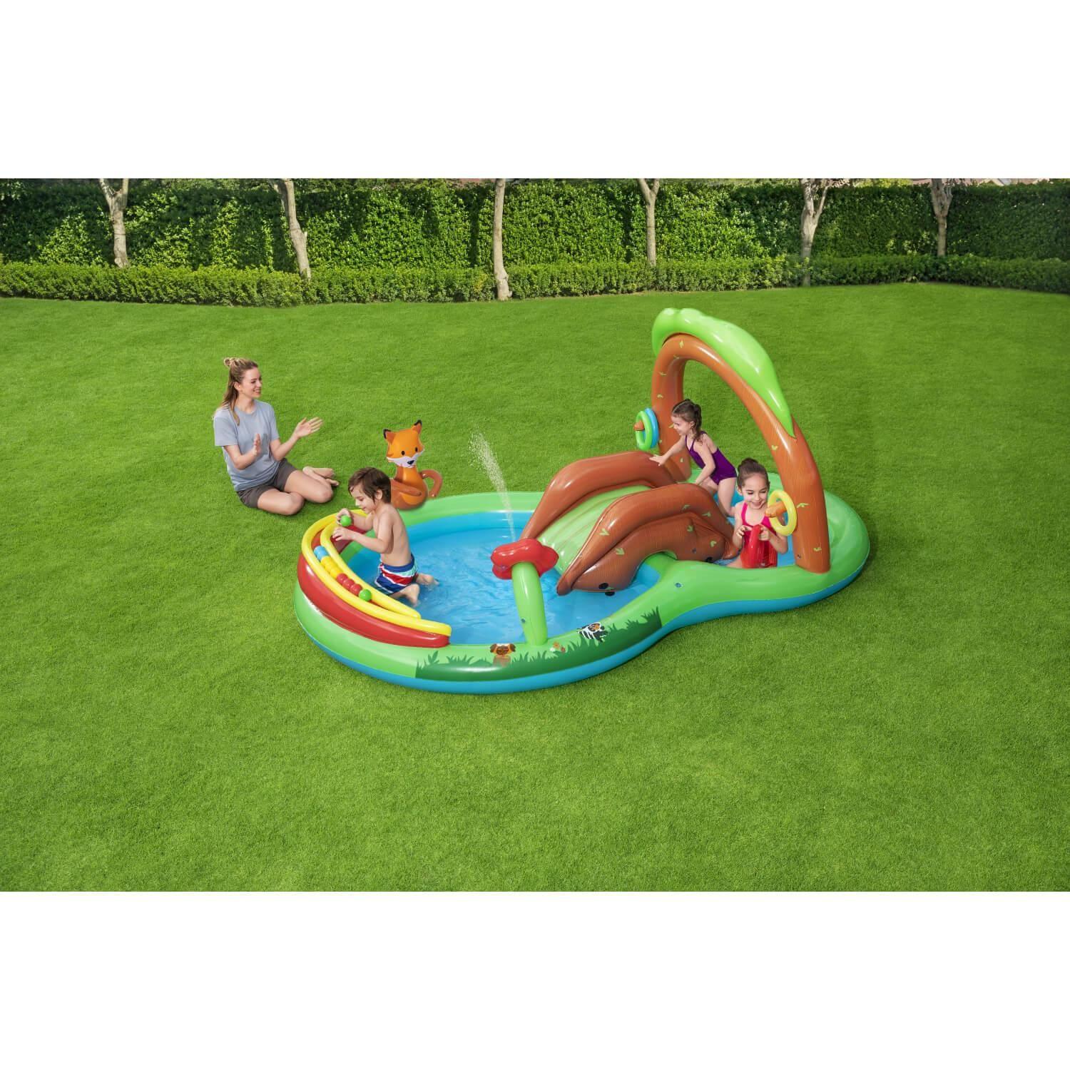 Piscina y juegos inflable Bosque 2.95X1.99X1.30M Bestway-3