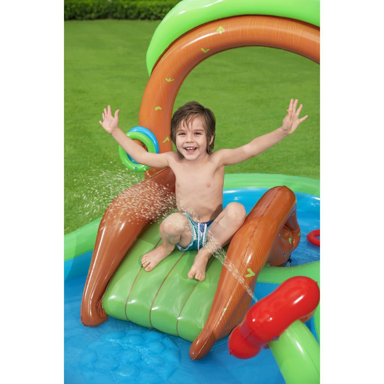 Piscina y juegos inflable Bosque 2.95X1.99X1.30M Bestway-6