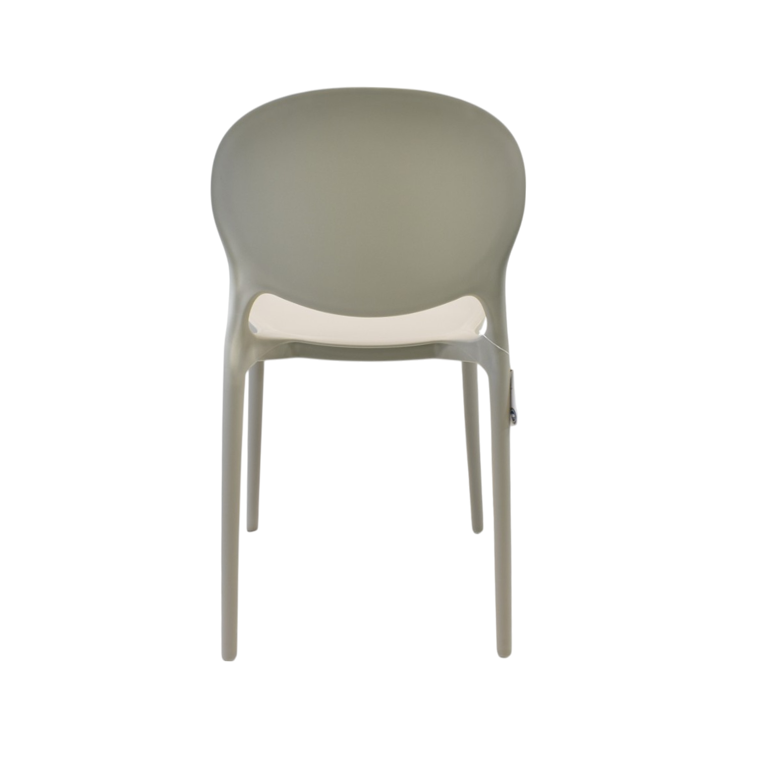 Silla Plástico Apilable Deco Berlín Gris Escandinavia-2