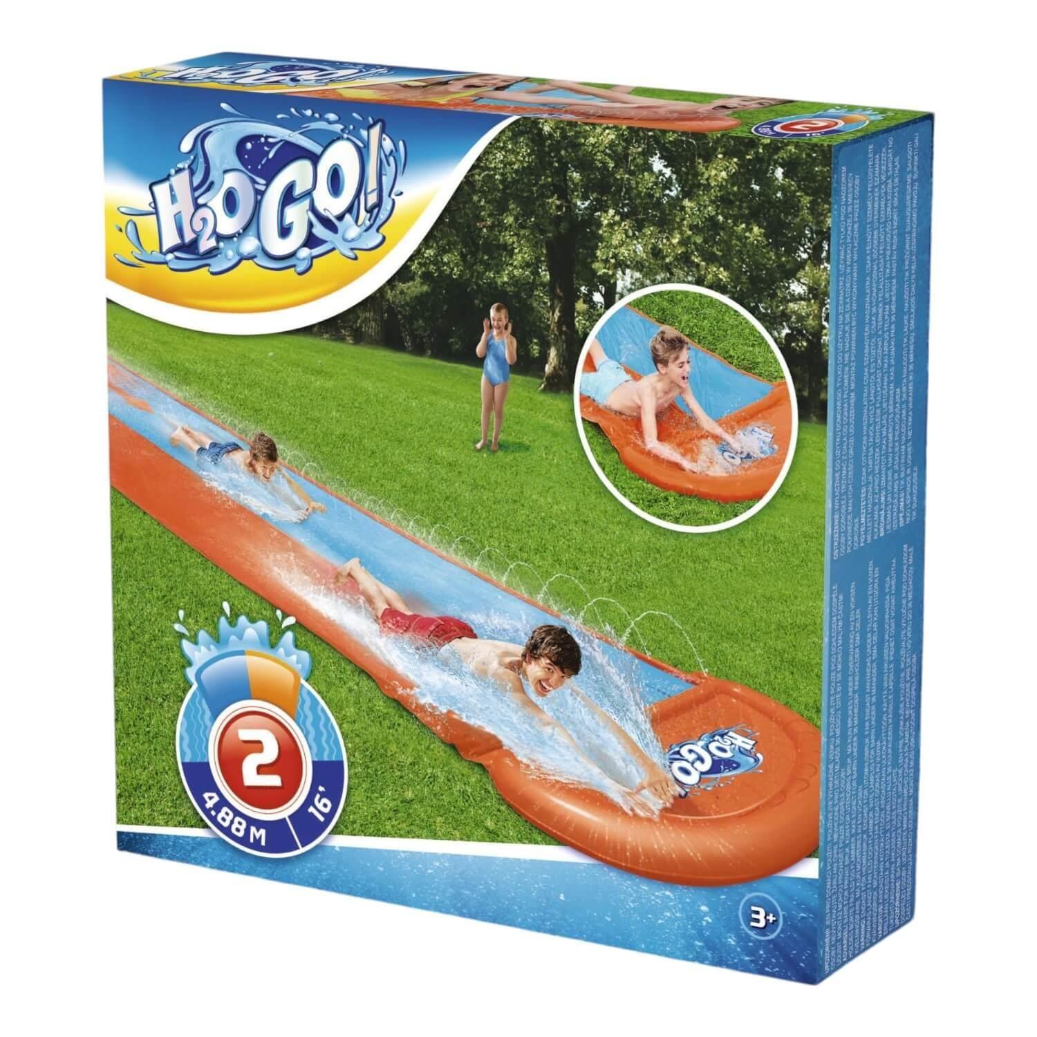 Deslizador Tobogan de Agua Doble 4.88M Bestway-4