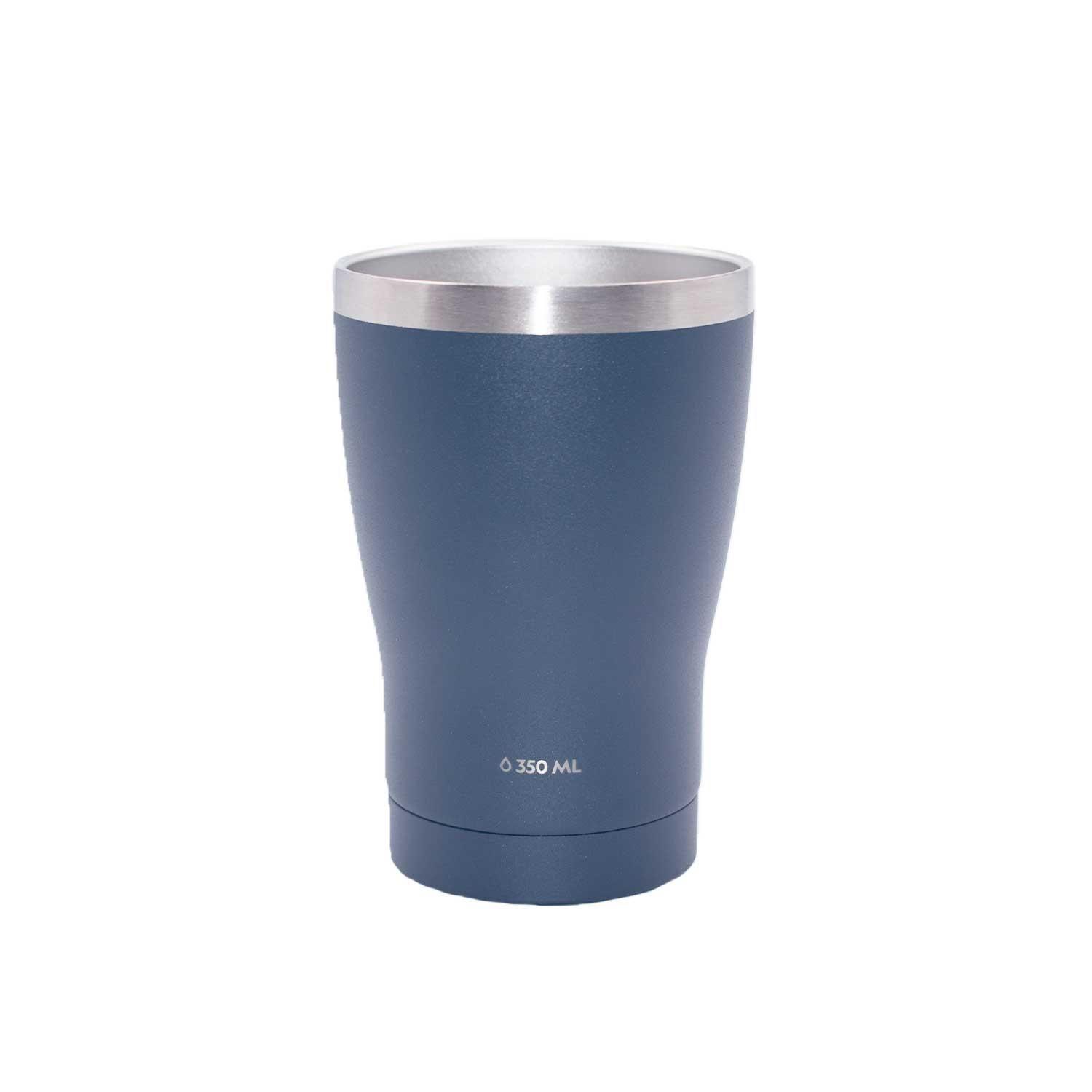 Mug Acero Inoxidable Tapa Transparente Rosca 350ml Gris-3