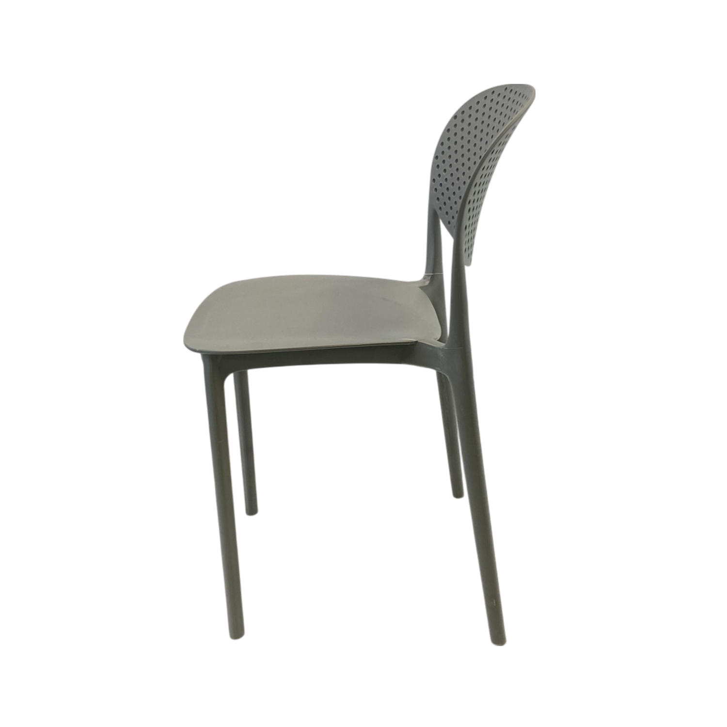 Silla Plástico Apilable Deco Hamburg Gris Escandinavia-2
