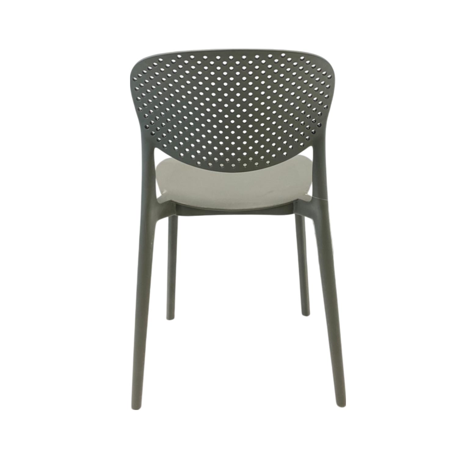 Silla Plástico Apilable Deco Hamburg Gris Escandinavia-4